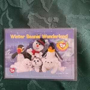 Ty Beanie Collector Puzzle like new, Winter Beanie Wonderland